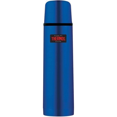 Thermos Fbb Light&Compact Thermosfles metallic blauw - 0,75 liter
