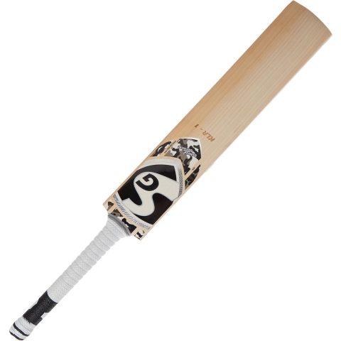 SG KLR 1 Cricket Bat (Beige, Maat: Korte Steel) | Materiaal: Engelse Wilg | Dikke en Stevige Randen | Gebogen Lemmet | Hoogwaardige Grip | Bat voor Jongens | Lichtgewicht | Leeftijdsgroep: 15+ jaar