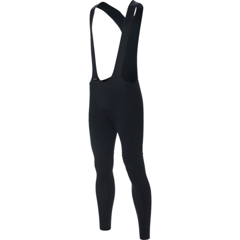 21Virages fietsbroek lang met bretels Italia Thermo fleece heren zwart - M
