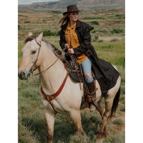 Bushskins Riding Coat Brown S