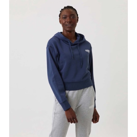 Björn Borg Stockholm Crop Hoody - Sporttruien - Blue - Vrouwen