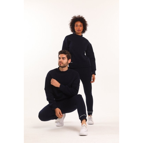 Amore Loungewear Set  Man & Vrouw / 2 kostuums / Donker Blauw / maat S
