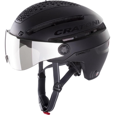 Cratoni Commuter Speed Pedelec helm - Mat Zwart - 54-58 cm
