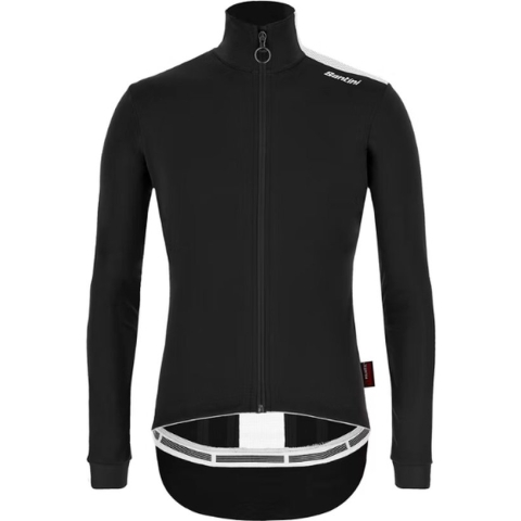 Santini Fietsjack Waterafstotend Heren Blauw Groen - Vega Multi Winter Jacket Teal - L