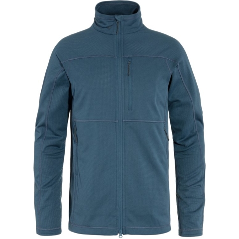 Fjallraven Abisko Lite Fleece Jack - Outdoorvest - Heren - Blauw - Maat M