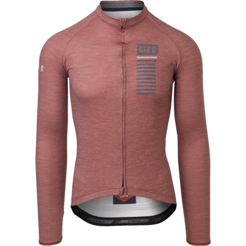 AGU Merino III Fietsshirt Lange Mouwen III SIX6 Heren - Spice - M