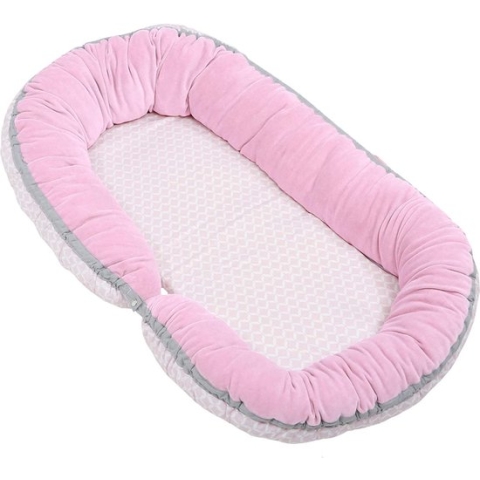 Babynestje / Babynest - Premium kwaliteit, confort katoen, Babybedje, Bumper voor babybedje, knuffelnest voor babybedje