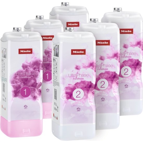 Miele Set UltraPhase 1 & 2 FloralBoost (6 flacons) - Wasmiddel