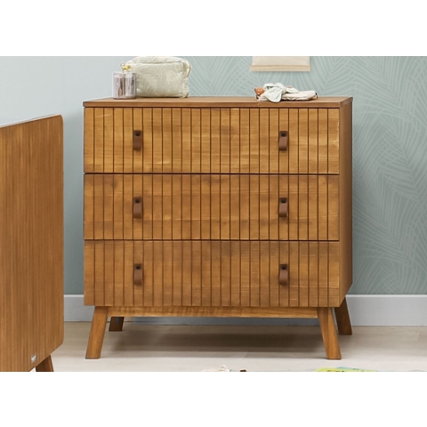 Bopita Senna commode met 3 laden - Rose Wood