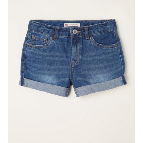 Levi's Girlfriend slim fit korte spijkerbroek - Maat 164 (16jaar)