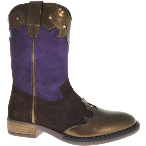 Hip H1686 234 88CO Paars Combi Meisjes Cowboylaars - Paars - 38
