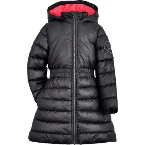 LoFff meisjes winterjas grijs maat 92