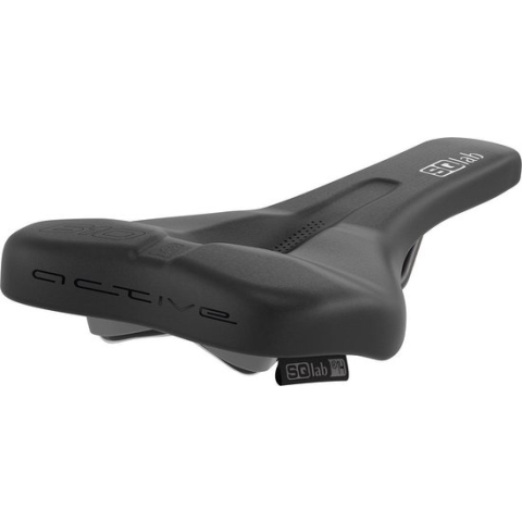 SQlab 610 Ergolux Active 2.0 Zadel, zwart Breedte 15cm