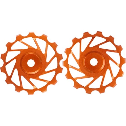 Novaride - Keramische Derailleur Wieltjes MTB 14T Oranje