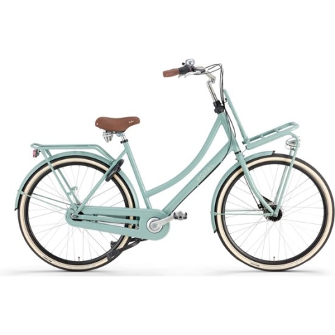 Popal Daily Dutch Prestige N7 Transportfiets 28 inch - Dames - Aluminium frame - 47cm - Mineral Green
