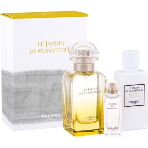Hermes - Le Jardin de Monsieur Li EDT 50 ml, tělové mléko 40 ml a miniaturka EDT 7,5 ml - Eau De Toilette - 50ML