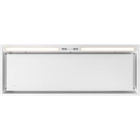 Novy Canopy Crystal White Glass 26080 | Inbouwdampkappen | Keuken&Koken - Dampkappen | 5414425218875