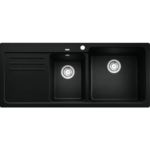 Blanco Naya 8 S BR/CD zwart/noir man. | Spoelbakken&Kranen | Keuken&Koken - Inbouwapparatuur | 4020684730884