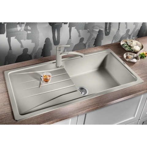 Blanco Spoelbak Sona XL 6S SGR antraciet | Spoelbakken&Kranen | Keuken&Koken - Inbouwapparatuur | 4020684609487