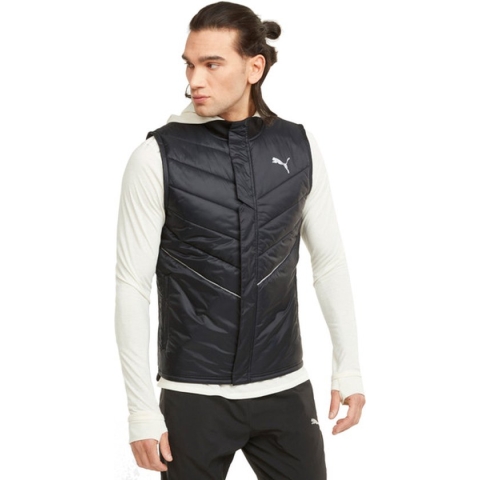 Puma Elevate Padded Vest Heren - sportjas - zwart - Mannen