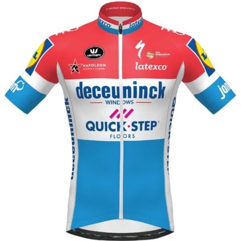 DECEUNINCK QUICK-STEP 2020 KAMPIOEN LUXUMBURG KORTE MOUWEN AERO SP.L Maat S
