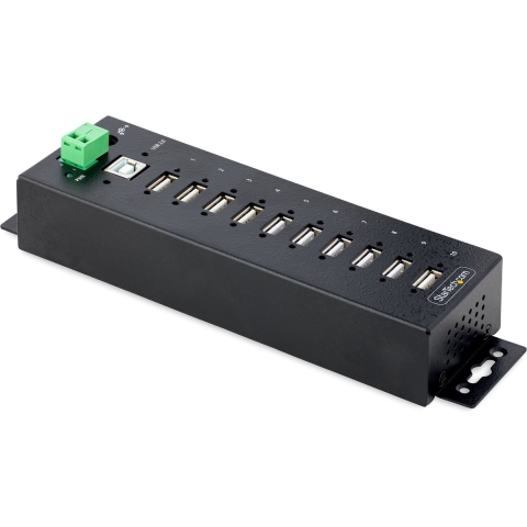 USB Hub Startech USB210AIND-USB-A-HUB Black