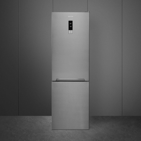 Smeg FC18EN4AX koel-vriescombinatie Vrijstaand 324 l E Roestvrijstaal