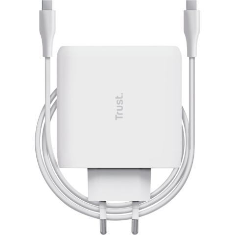 Trust Maxo - 100W USB-C Laptoplader - Adapter - voor Macbook & Laptop - Wit