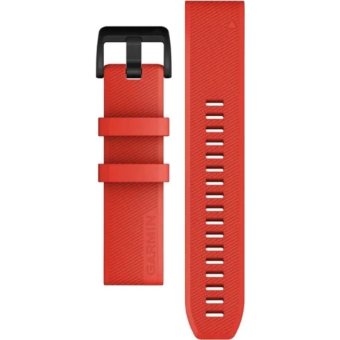 Garmin QuickFit Siliconen Horlogebandje - 22mm Polsbandje - Wearablebandje - Flame red