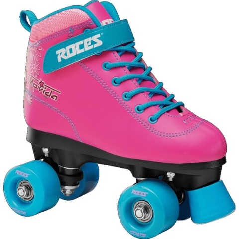 Roces Rolschaatsen - Maat 40Kinderen en volwassenen - roze - blauw - wit
