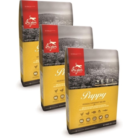 Orijen Whole Prey Puppy Kip&Kalkoen - Hondenvoer - 3 x 2 kg