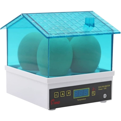 Automatische incubator, intelligente eieren, incubator voor 4 eieren - broedkast broedmachine automatisch, kippen vogels & andere eieren