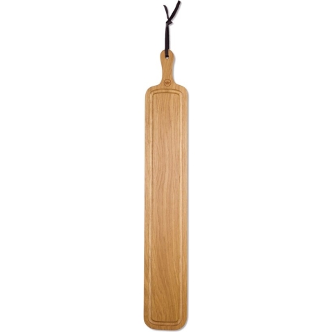 Dutchdeluxes Broodplank, snijplank & serveerplank, 70x12cm massief eikenhout XL Stripe