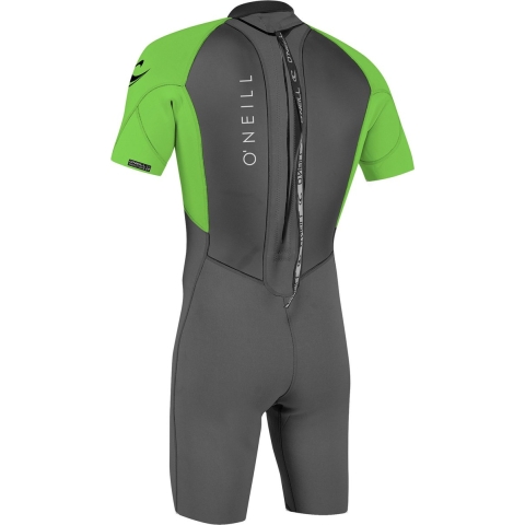 O'Neill Heren Reactor II 2mm Rug Ritssluiting Shorty Wetsuit