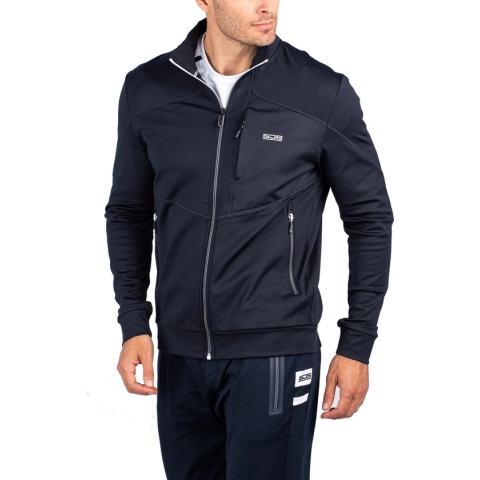 Sjeng Sports Rally +2 zakken +ritsen sportvest heren marine