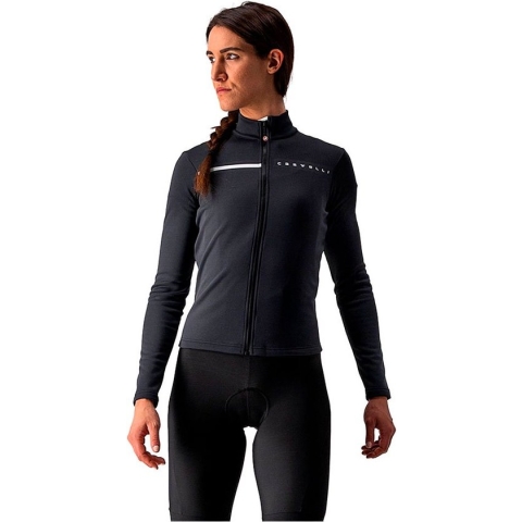 Castelli SINERGIA 2 Fietsshirt Light Black/White - Vrouwen - maat XS