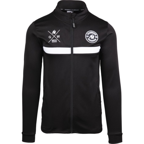 Gorilla Wear Vernon Trainingsjas - Track Jacket - Zwart - XXXL
