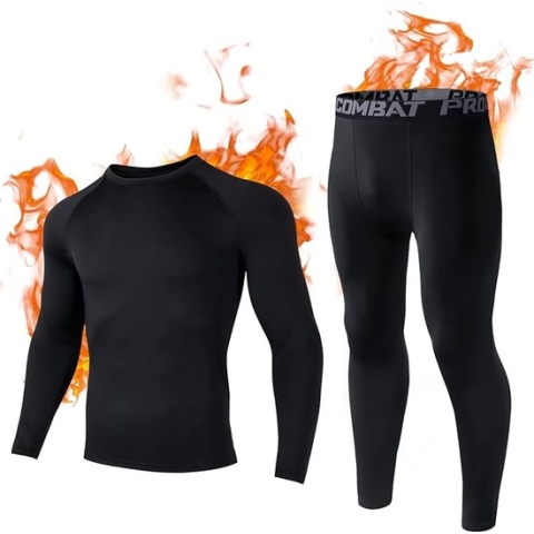 Thermische sets voor heren sport Tu heren, XL