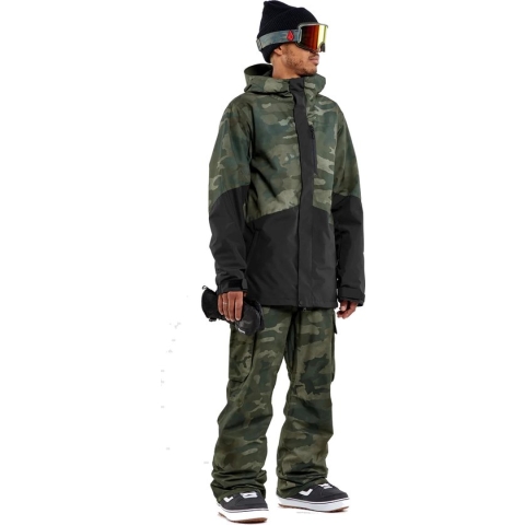 Volcom Insulated snowboardjas heren zwart dessin