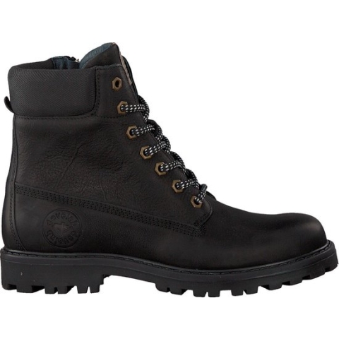Develab Jongens Veterboots 41251 - Zwart - Maat 37