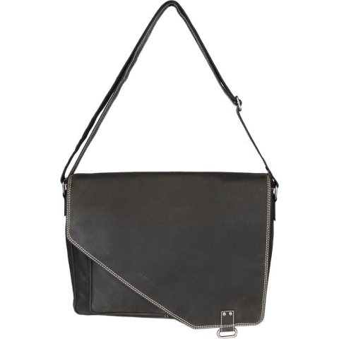 Laptoptas - Zwart - 15.6 Inch - Werktas Dames - Aktetas Heren - Tas - Leer - Werktas