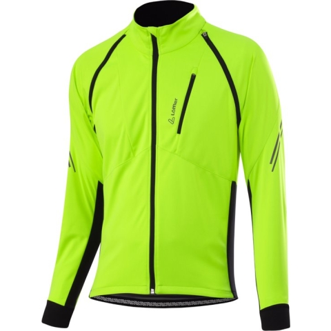 Loeffler wielrenjack lange mouwen M Bike Zipp-off San Remo 23 2 WS - Geel - 54