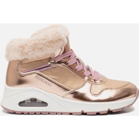 Skechers Uno sneakers rosegoud Textiel - Dames - Maat 38