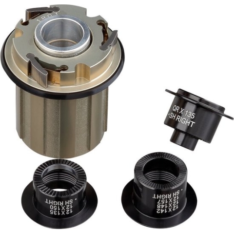 Spank Oozy/Spike Achternaaf/Adapter Kit Alloy Shimano HG, zwart