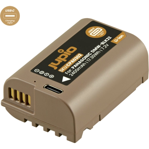 Jupio DMW-BLK22 Ultra C (USB-C Input) 2400mAh | Batterijen | Fotografie - Camera toebehoren | 8719743934825