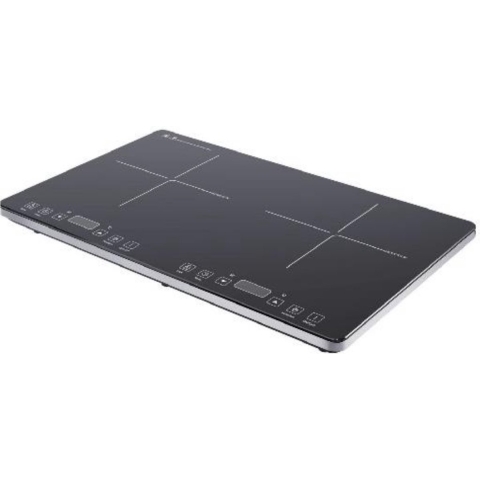 Royal Swiss ® - Inductie Kookplaat - Vrijstand - 2 pits - Elektrische kookplaat - 2000 + 1500W - Touch control