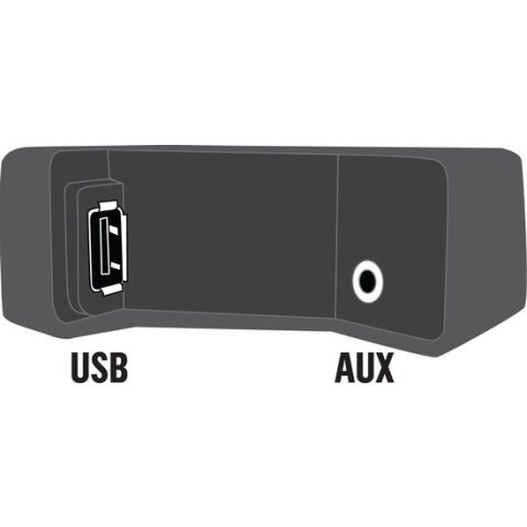 Dension iPhone Lightning adapter voor Seat modellen met MDI Media Device Interface via USB & 3,5mm plug