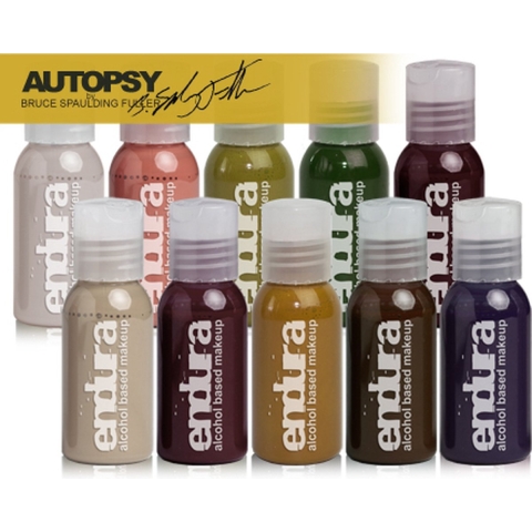 EBA Endura Alcohol-Based Airbrush Autopsy Pro Pack, 10x30ml (by Bruce Fuller)