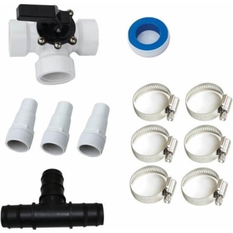 Bypass kit set zwembaden 32mm/38mm voor zwembadverwarming incl. 3weg kraan geschikt voor alle zwembaden