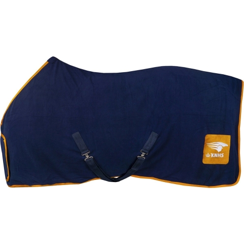 Knhs Zweetdeken Met Borstflap Donkerblauw-oranje - 165